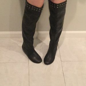 Just Fab Studded over the knee boots. EUC.
